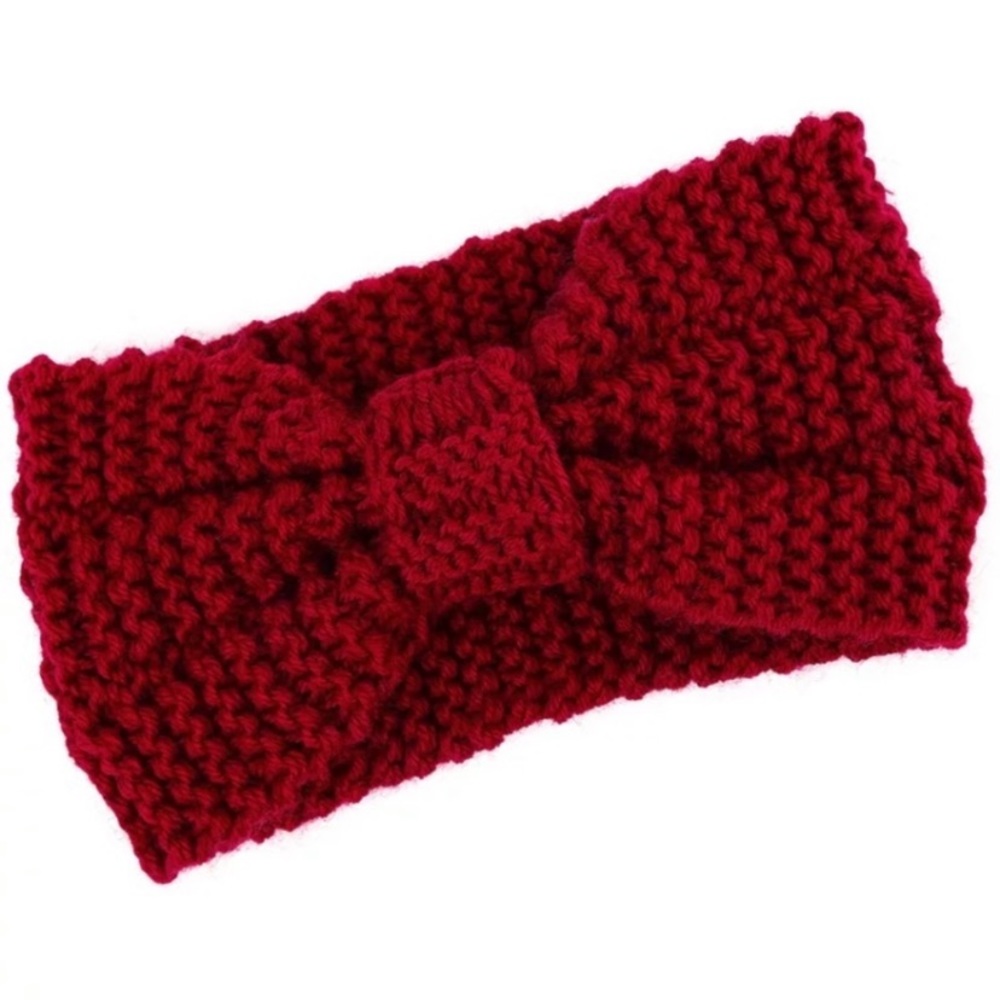 Crochet Knit Turban Headband Ear Warmer